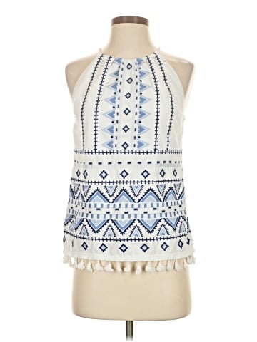 Skies Are Blue Sleeveless Blouse (view 1)