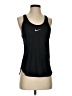 Nike 100% Polyester Black Active Tank Size S - photo 1