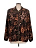 Blair 100% Polyester Paisley Brown Jacket Size L - photo 1