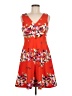 Julia Jordan Floral Orange Cocktail Dress Size 8 - photo 1