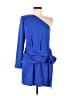Amanda Uprichard 100% Polyester Solid Blue Cocktail Dress Size S - photo 1