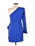Amanda Uprichard 100% Polyester Solid Blue Cocktail Dress Size S - photo 2