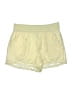Aqua 100% Polyester Paisley Yellow Shorts Size L - photo 1