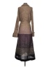 Coccapani Trend Purple Brown Coat Size EU (IT) 48 / US 12 - photo 2