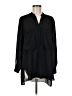 Zara Basic 100% Polyester Black Long Sleeve Blouse Size M - photo 1