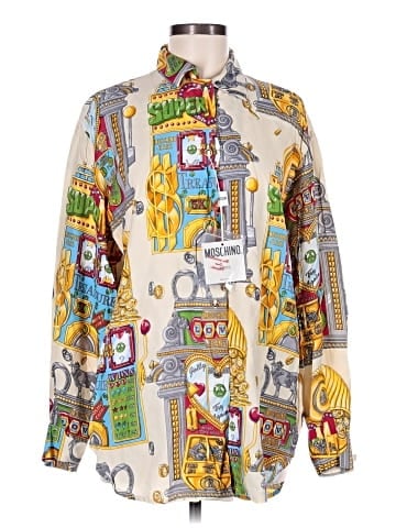 Moschino Jeans Long Sleeve Button-Down Shirt (view 1)