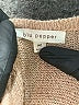 Blu Pepper Color Block Pink Tan Pullover Sweater Size M - photo 7