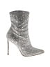 Aqua Silver Ankle Boots Size 6 - photo 1