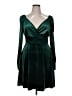 Assorted Brands Green Cocktail Dress Size XL - photo 1
