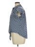 French Laundry 100% Polyester Checkered-gingham Blue Short Sleeve Blouse Size XL - photo 5