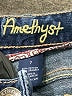 Amethyst Jeans Hearts Blue Jeans Size 7 - photo 7