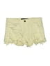 Express Jeans Ivory Shorts Size 4 - photo 1