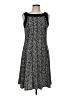 Perceptions Polka Dots Black Casual Dress Size M - photo 1