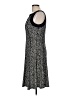 Perceptions Polka Dots Black Casual Dress Size M - photo 5