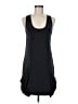 Helmut Lang Solid Black Casual Dress Size 6 - photo 1