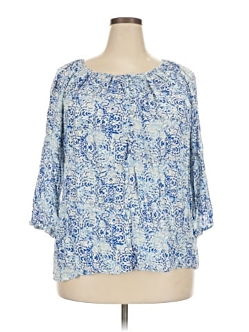 Kenar 3/4 Sleeve Blouse (view 1)