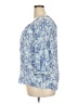 Kenar 100% Rayon Blue 3/4 Sleeve Blouse Size 2X - photo 5