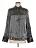 Nordstrom Metallic Silver Long Sleeve Blouse Size M - photo 1