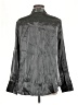 Nordstrom Metallic Silver Long Sleeve Blouse Size M - photo 2