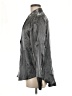 Nordstrom Metallic Silver Long Sleeve Blouse Size M - photo 5