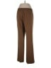 Le Suit 100% Polyester Chevron-herringbone Brown Dress Pants Size 10 - photo 2