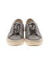 Superga 100% Leather Tan Gray Sneakers Size 6 1/2 - photo 2