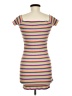 Forever 21 Stripes Tan Pink Casual Dress Size 6 - photo 2