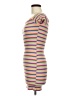Forever 21 Stripes Tan Pink Casual Dress Size 6 - photo 5