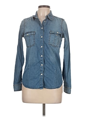 Zara Basic Denim Jacket (view 1)