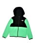 The North Face 100% Polyester Color Block Green Zip Up Hoodie Size 6 - photo 1