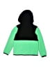 The North Face 100% Polyester Color Block Green Zip Up Hoodie Size 6 - photo 2