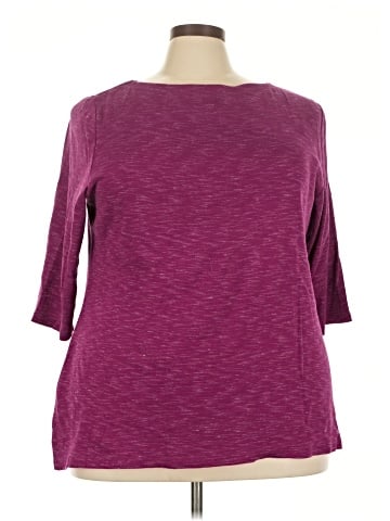 Karen Scott 3/4 Sleeve T-Shirt (view 1)