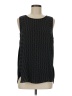 Ann Taylor LOFT 100% Polyester Black Sleeveless Blouse Size M - photo 1