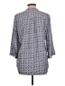 fleur bleue Blue 3/4 Sleeve Blouse Size L - photo 2