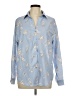 Shein 100% Polyester Blue Long Sleeve Blouse Size L - photo 1