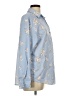 Shein 100% Polyester Blue Long Sleeve Blouse Size L - photo 4