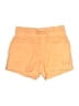 Athleta 100% Linen Solid Orange Shorts Size 4 - photo 1