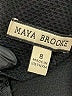 Maya Brooke Color Block Black Cocktail Dress Size 8 - photo 7