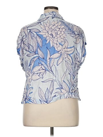 H By Halston Short Sleeve Blouse (view 2)