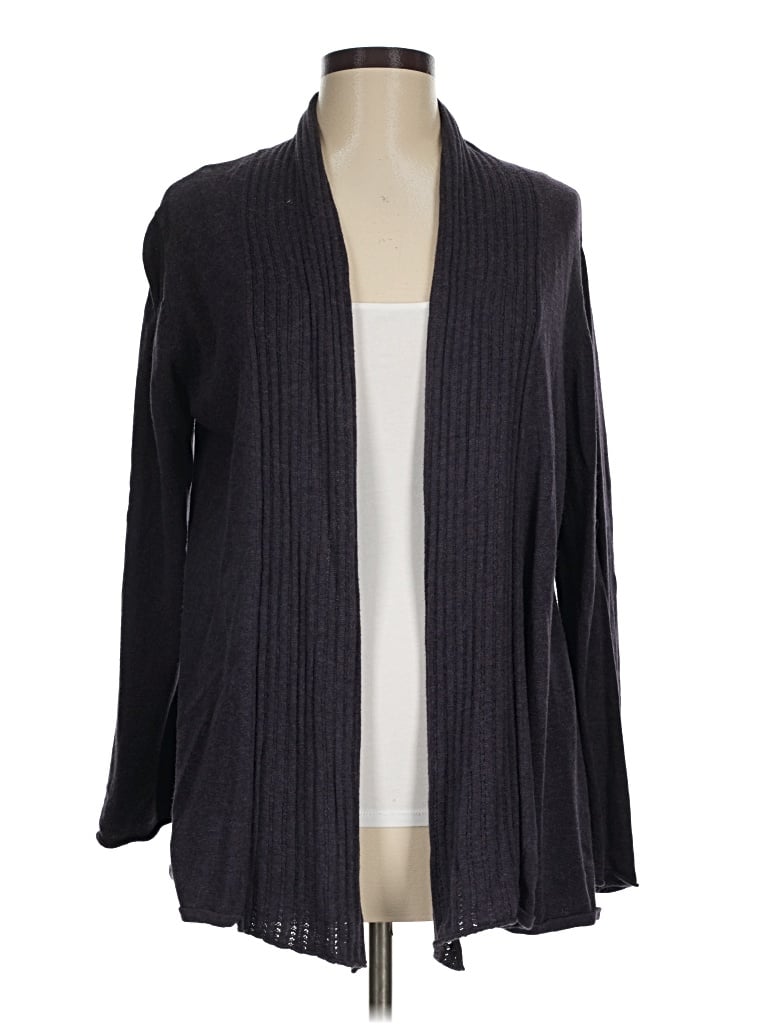 Pre-owned Coldwater Creek Cardigan Sweater In Gray
