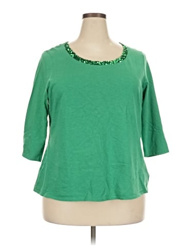 Coldwater Creek 3/4 Sleeve T-Shirt (view 1)