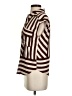 MNG 100% Viscose Stripes Brown Sleeveless Button-Down Shirt Size 4 - photo 5