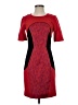 Etcetera Color Block Red Cocktail Dress Size 0 - photo 1