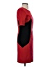 Etcetera Color Block Red Cocktail Dress Size 0 - photo 4