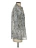 Figue 100% Cotton Silver 3/4 Sleeve Blouse Size XS - photo 4