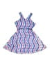 Blush by Us Angels Chevron-herringbone Blue Dress Size 8 - photo 1