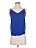 Express 100% Polyester Blue Sleeveless Top Size XXS - photo 1