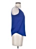 Express 100% Polyester Blue Sleeveless Top Size XXS - photo 4