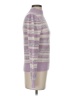 Ann Taylor LOFT 100% Polyester Stripes Purple Turtleneck Sweater Size S - photo 4