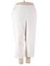 Woman Within White Casual Pants Size 32W  - photo 1